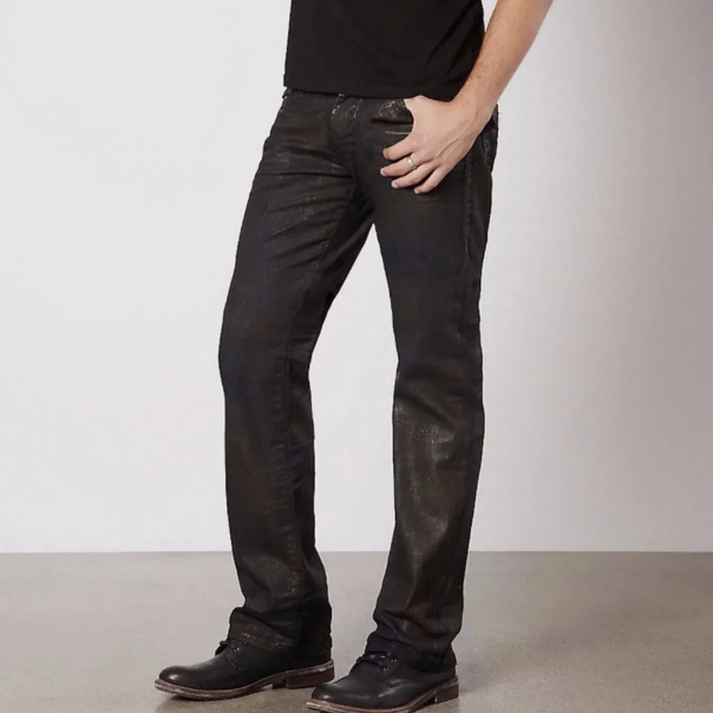 True Religion Ricky Super T Limited Edition Bronzed Shadows Jeans